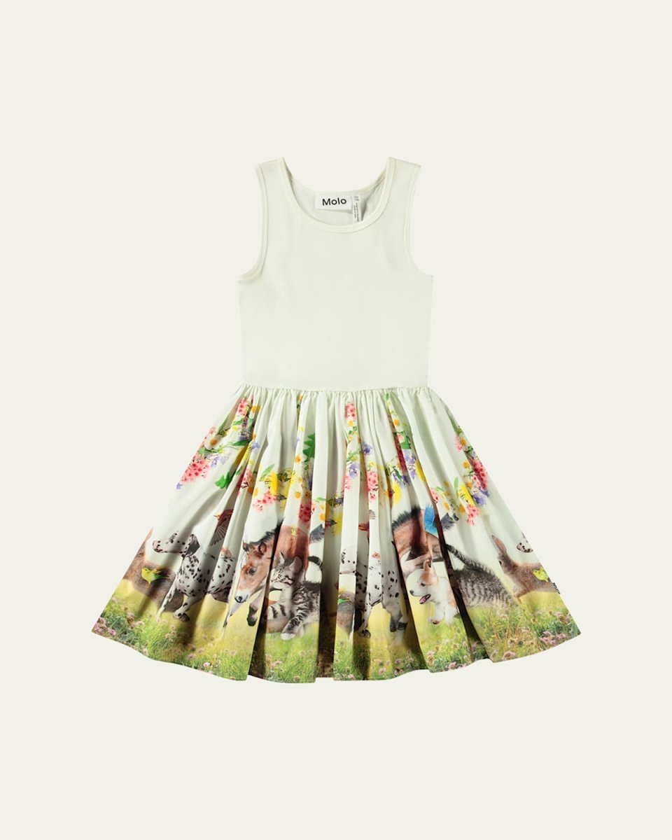 Girl's Cassandra Graphic Dress, Size 7-10